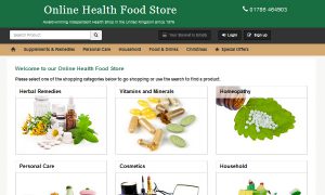 Online Health Food Store